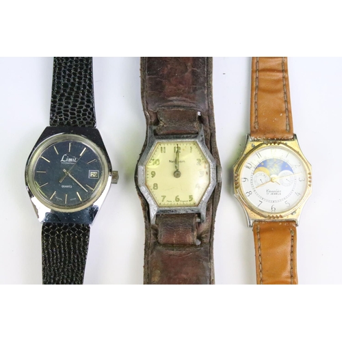 417 - A collection of twenty mechanical and quartz vintage wristwatches to include Romano, Casio, Buler, T... 