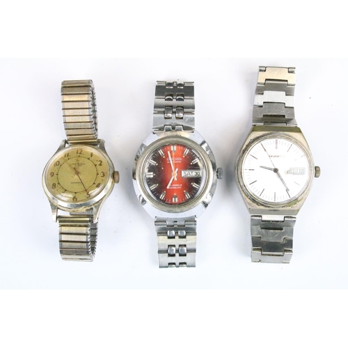 417 - A collection of twenty mechanical and quartz vintage wristwatches to include Romano, Casio, Buler, T... 