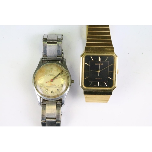 417 - A collection of twenty mechanical and quartz vintage wristwatches to include Romano, Casio, Buler, T... 