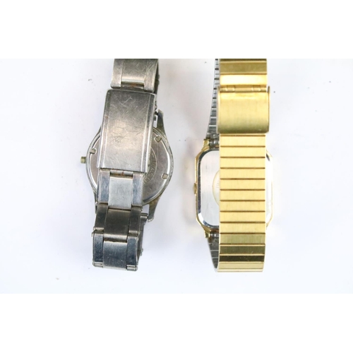 417 - A collection of twenty mechanical and quartz vintage wristwatches to include Romano, Casio, Buler, T... 