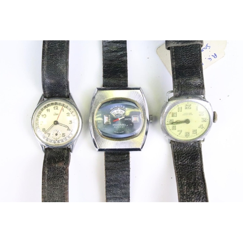 417 - A collection of twenty mechanical and quartz vintage wristwatches to include Romano, Casio, Buler, T... 