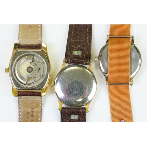 436 - A collection of ten vintage and contemporary mechanical Rotary Wristwatches to include chronograph a... 