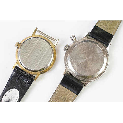 436 - A collection of ten vintage and contemporary mechanical Rotary Wristwatches to include chronograph a... 