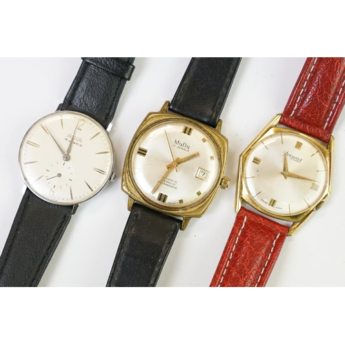 439 - A collection of twelve mechanical wristwatches to include Services, Certina, Talis, Kered, Rubens, M... 