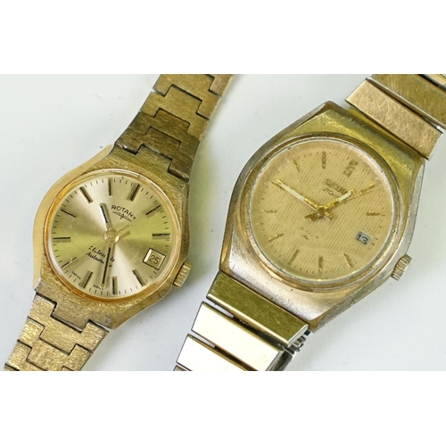 441 - A collection of over twenty ladies mechanical and quartz wristwatches to include Liga, Seiko, Rotary... 