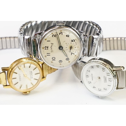 441 - A collection of over twenty ladies mechanical and quartz wristwatches to include Liga, Seiko, Rotary... 