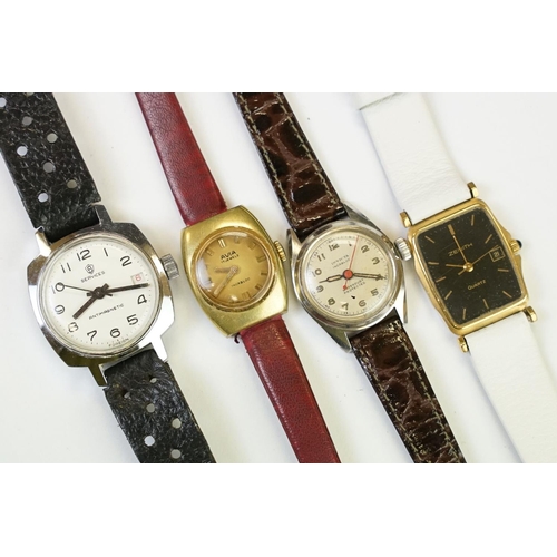 441 - A collection of over twenty ladies mechanical and quartz wristwatches to include Liga, Seiko, Rotary... 