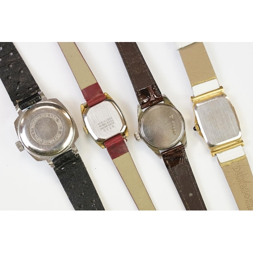 441 - A collection of over twenty ladies mechanical and quartz wristwatches to include Liga, Seiko, Rotary... 