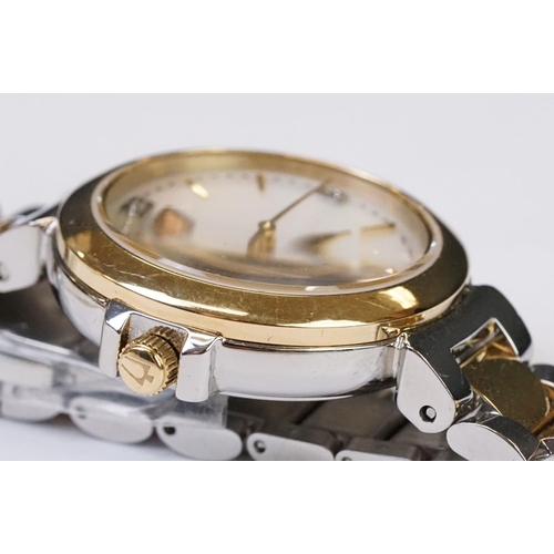 453 - Bulova ladies wristwatch, mother-of-pearl dial, date aperture, stainless steel, C977819, with tag, b... 