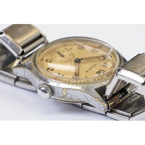 492 - A Moeris British Military issued Army Trade Pattern wristwatch, marked A.T.P. 60887 to the verso, su... 