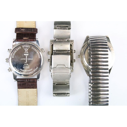 426 - A collection of thirteen contemporary automatic and quartz wristwatches to include a Daniel Hechter ... 