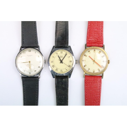 430 - A collection of twelve mainly mechanical wristwatches to include Timex, Verity, Q&Q, Erntine, Fleet,... 