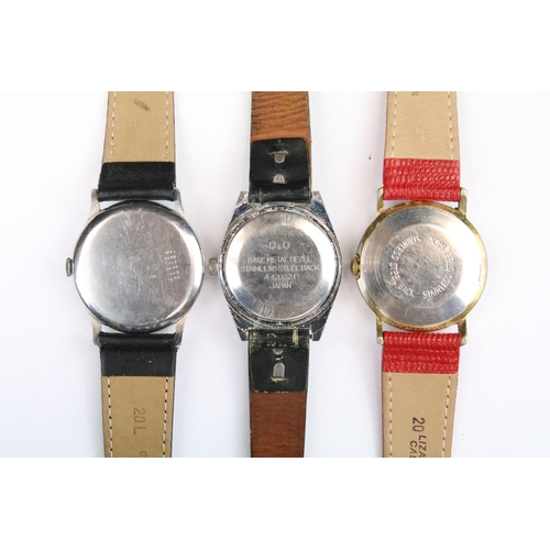 430 - A collection of twelve mainly mechanical wristwatches to include Timex, Verity, Q&Q, Erntine, Fleet,... 