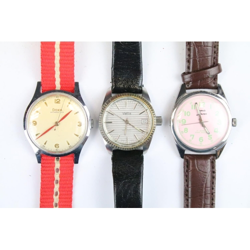 431 - A collection of fourteen mechanical wristwatches to include Corvette, Vetta, Doxa, Certina, Cauny, T... 