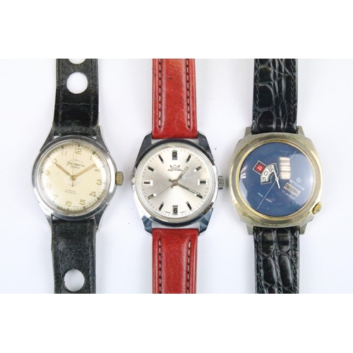 432 - A collection of twelve mechanical wristwatches to include Accurist, Hanowa, Astral, Citizen, Sewills... 