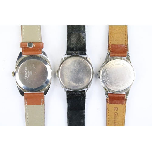 432 - A collection of twelve mechanical wristwatches to include Accurist, Hanowa, Astral, Citizen, Sewills... 