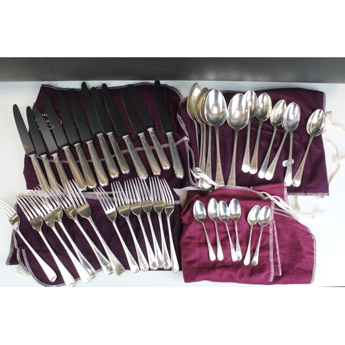 561 - Silver hallmarked cutlery set to include six large forks (hallmarked Birmingham 1936, I S Greenburg)... 