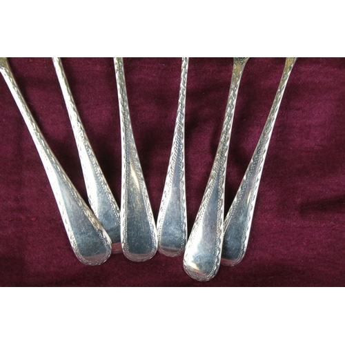 561 - Silver hallmarked cutlery set to include six large forks (hallmarked Birmingham 1936, I S Greenburg)... 