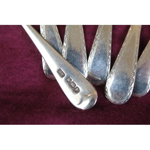 561 - Silver hallmarked cutlery set to include six large forks (hallmarked Birmingham 1936, I S Greenburg)... 