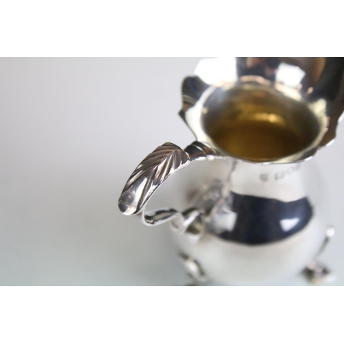 635 - Group of silver items to include a silver creamer jug (hallmarked London 1914), Russian silver ename... 