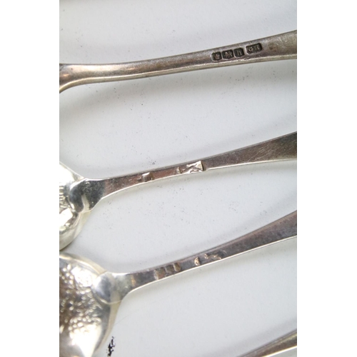 687 - Collection of 20th Century and early 20th Century silver hallmarked flatware to include caddy spoon,... 