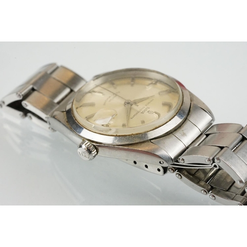 516 - Tudor Prince Oysterdate rotor self winding wrist watch having a silvered dial, date aperture to thre... 