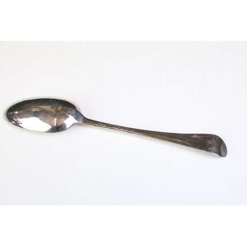 575 - Group of five silver spoons to include a 18th Century spoon (hallmarked London 1761), two Irish silv... 