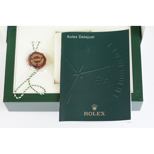 544 - Rolex - A collection of five green empty Rolex watch boxes each having wave design panel to top with... 