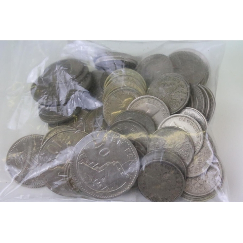 306 - A collection of British and World coins to include pre decimal examples together with a selection of... 