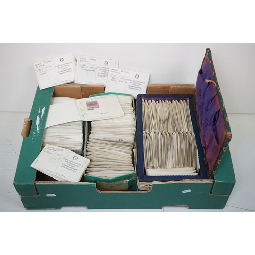 328 - Quantity of assorted used world stamps in Atlas stamp approvals stamp books. Most dating from the se... 