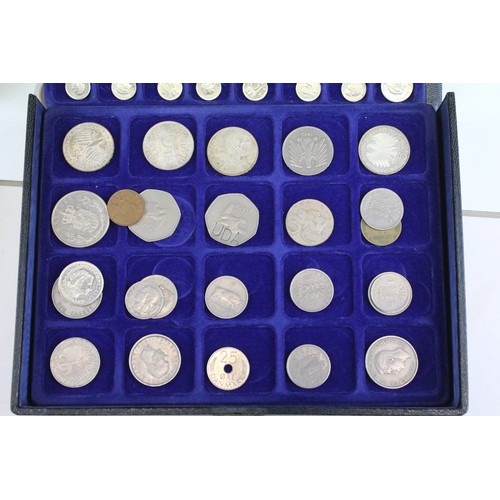 245 - A large collection of British Royal mint uncirculated coin sets to include £1, 50p and £2 examples t... 