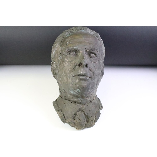 154 - Cast resin sculpture in the form of Sven-Goran Eriksson, purportedly by a local Bath artist. Measure... 