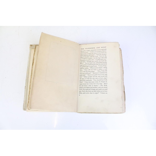 210 - Late 19th century autograph album containing sketches / illustrations, oil painting & signatures, to... 