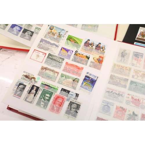 329 - Collection of stamps to include some early 20th Century european examples as well as used late 20th ... 