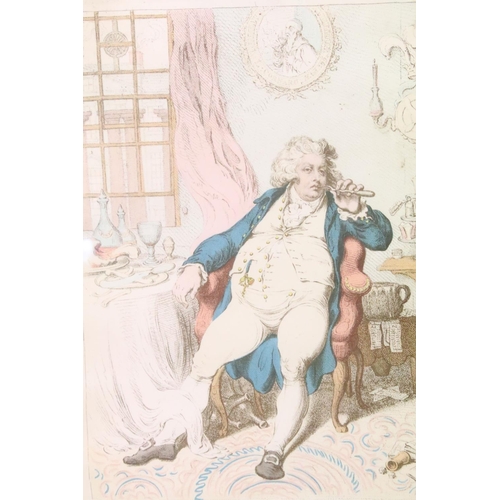 474 - After James Gillray (British 1756-1815), five limited edition reproduction satirical prints publishe... 