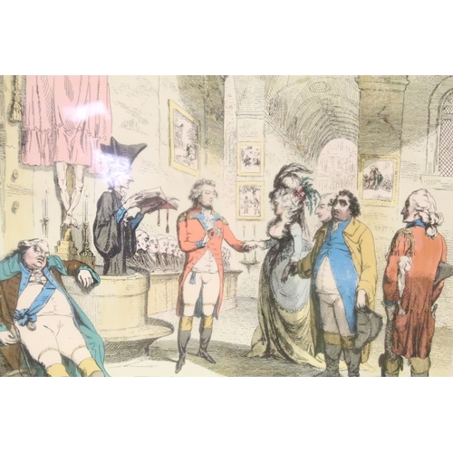 474 - After James Gillray (British 1756-1815), five limited edition reproduction satirical prints publishe... 