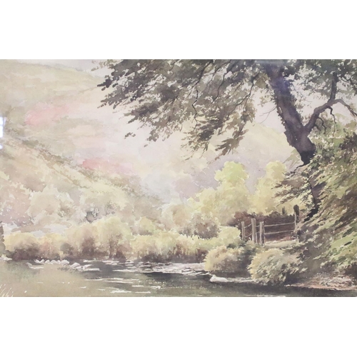 495 - Sidney Perrin (1908 - 1987), landscape scene, colour print, with Fine Art Trade Group blind embossed... 