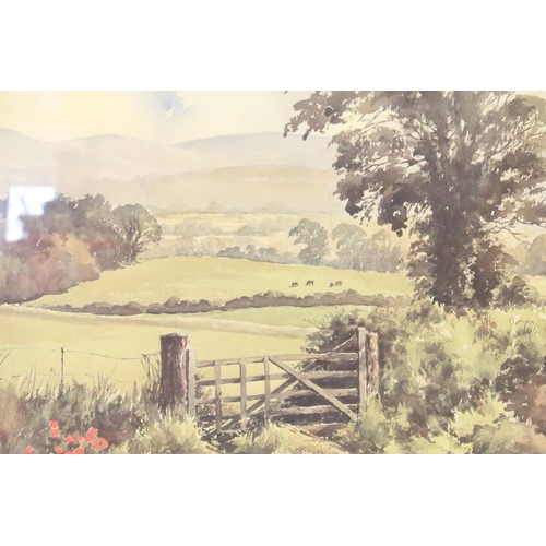 495 - Sidney Perrin (1908 - 1987), landscape scene, colour print, with Fine Art Trade Group blind embossed... 