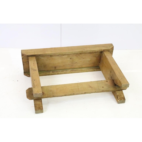 529 - Pine kitchen bench stool