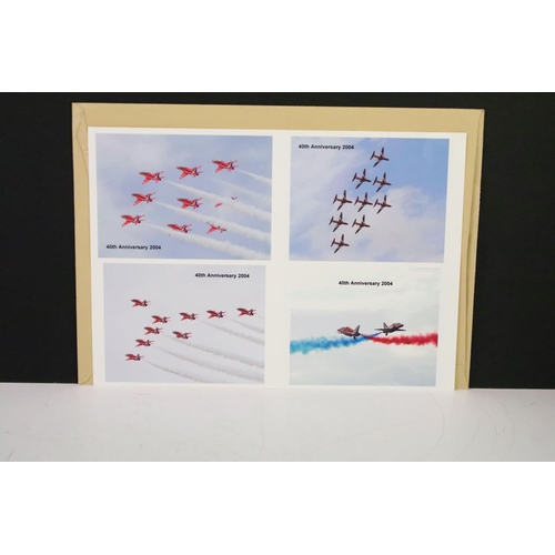 307 - A small group of aviation collectables to include Concorde tie pin, framed space shuttle photograph,... 