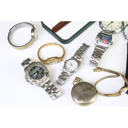 320 - A collection of ladies and gents wristwatches to include Orvis and Accurist examples.