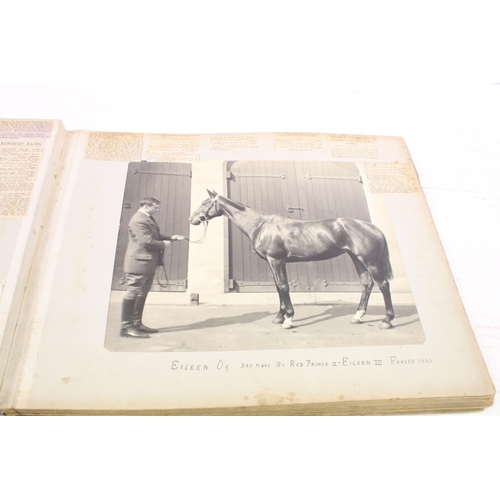 344 - Large early 20th century photograph album, the subjects to include Oxford University related, sports... 