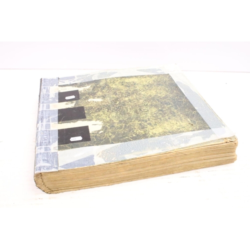 344 - Large early 20th century photograph album, the subjects to include Oxford University related, sports... 