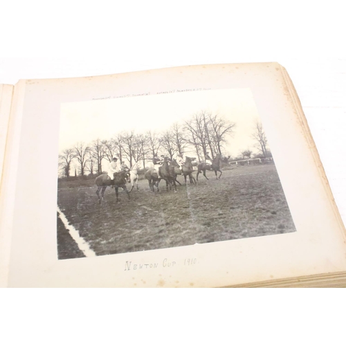 344 - Large early 20th century photograph album, the subjects to include Oxford University related, sports... 