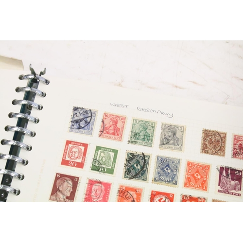 347 - A large collection of British and World stamps within albums together with loose examples.