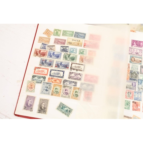 356 - Collection of stamps to include some albums including Victorian (penny red and lilac), and later sta... 