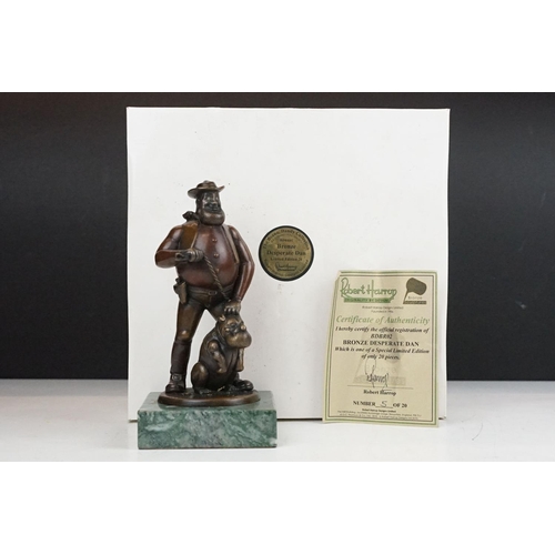 16 - Robert Harrop ' The Beano Dandy Collection ' Bronze Desperate Dan, ltd edn no. 5/20, no. BDBR02, wit... 