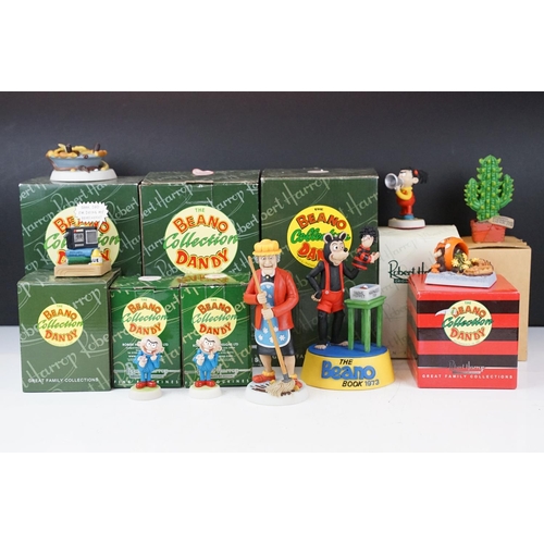 29 - Nine boxed Robert Harrop Beano Dandy models to include BDFC01 The Beano Book Front Cover 1973 (ltd e... 