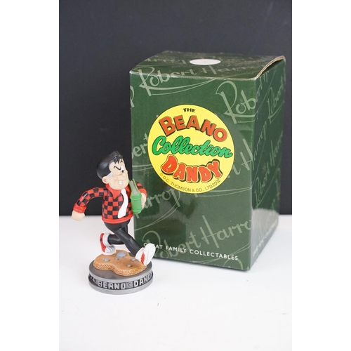31 - Nine boxed Robert Harrop 'The Beano Dandy Collection' figures to include 2 x CBD24LE Chiefy the Bean... 