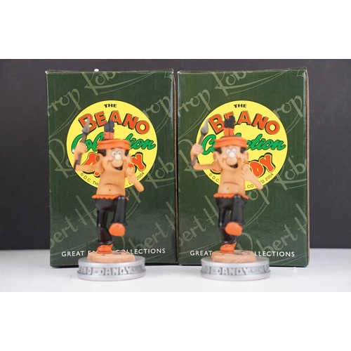 31 - Nine boxed Robert Harrop 'The Beano Dandy Collection' figures to include 2 x CBD24LE Chiefy the Bean... 